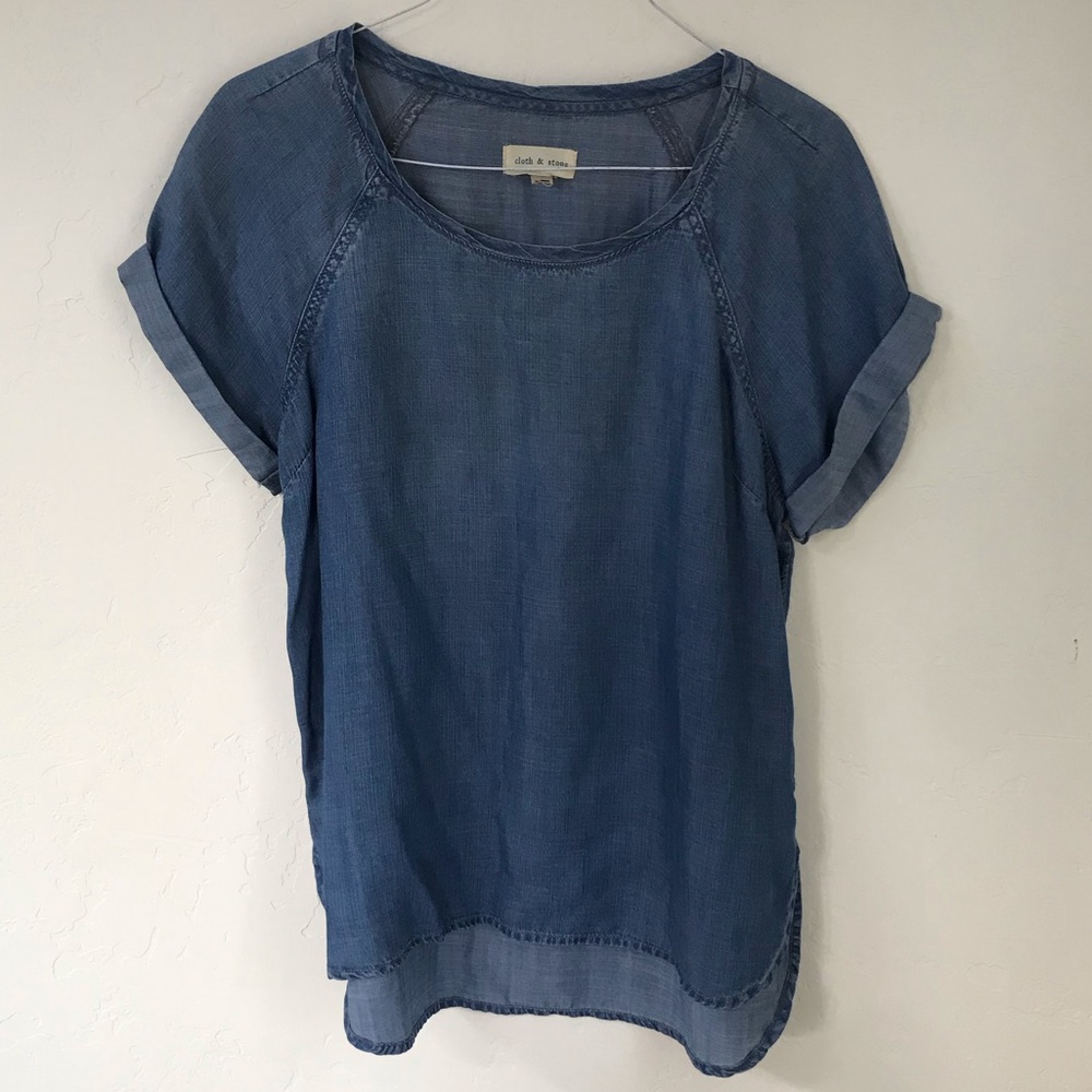Cloth & Stone denim tee